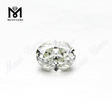 Diamante taglio ovale 10 x 8 mm ij color vs china moissanite