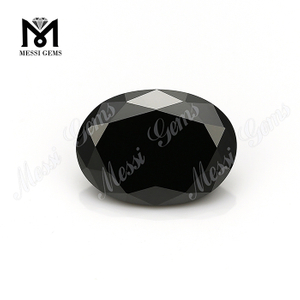 prezzo di diamante moissanite sciolto di colore nero sintetico taglio ovale
