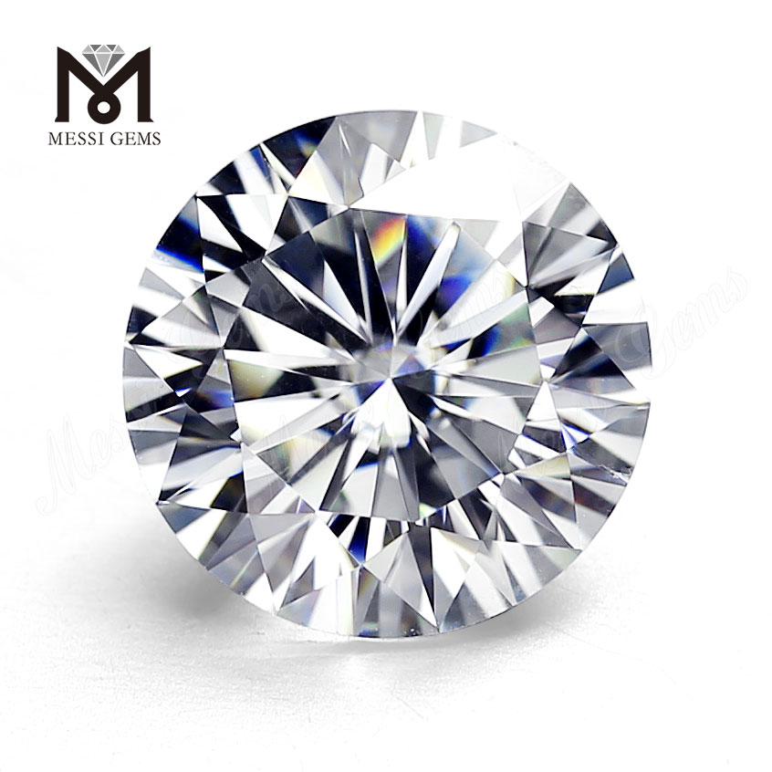 Diamante moissanite da 6,5 ​​mm DEF VVS Cina Moissanite cinese da 1 carato