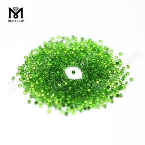 Prezzo all'ingrosso Taglio brillante 2.0mm Pietra preziosa sfusa con diopside cromato naturale