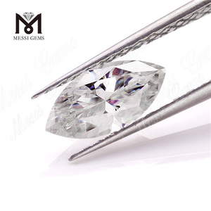 Diamante moissanite sciolto a forma di marquise di colore del taglio della macchina di prezzo all'ingrosso