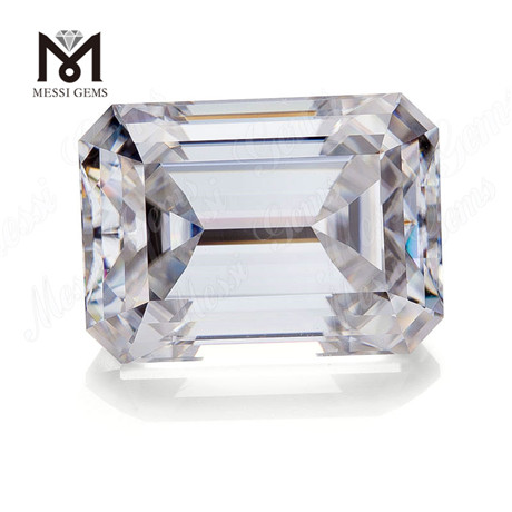 diamante moissanite taglio smeraldo 1 carato prezzo di fabbrica moissanite sintetico Cina