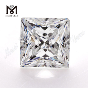 Commercio all'ingrosso def moissanite diamante bianco taglio principessa 5.5x5.5mm per carati prezzo moissanite sciolto