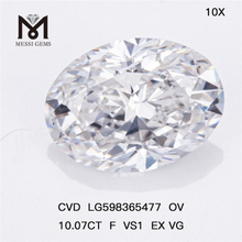 Diamanti 10.07CT F VS1 EX VG OV CVD La scelta definitiva per gli acquirenti all'ingrosso LG598365477 丨Messigems