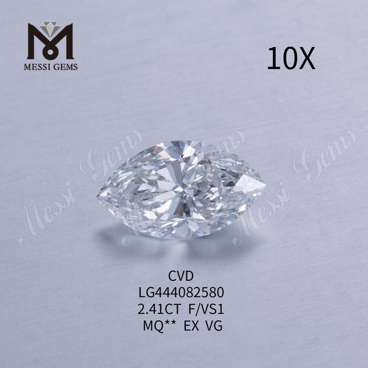 Diamanti MARQUISE BRILLIANT Lab Grown da 2,41ct F VS1