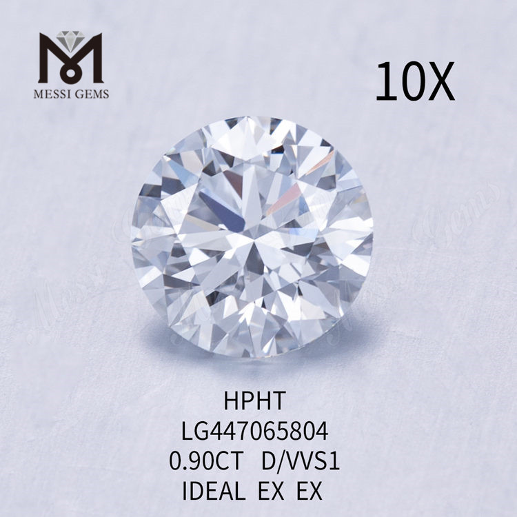 0,90 carati D VVS1 Rotondi BRILLIANT IDEL Diamanti coltivati ​​in laboratorio