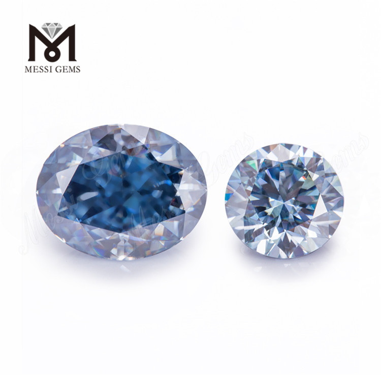 OVALI Nuove pietre moissanite blu Prezzo all'ingrosso Gemme in magazzino